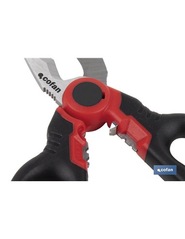 Tijeras Electricista Profesional 160mm (Pelacables/Crimpar)