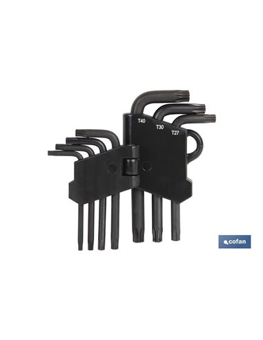 Set Llaves Torx 7 Uds. (10-40)