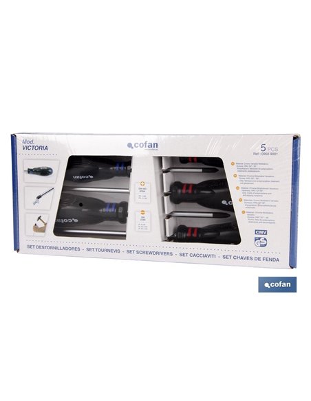Set Destornillador 5 Pcs