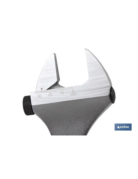 Llave Ajustable Moleta Lateral 20 