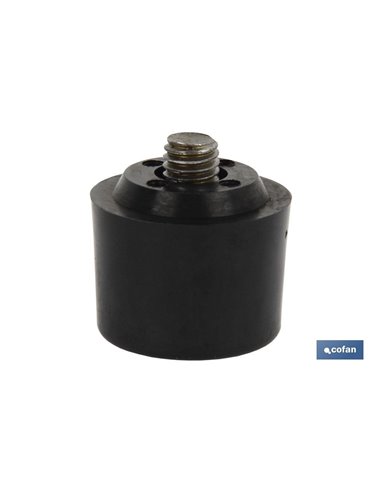 Cabezal Martillo De Pu Negro Ø45 Mm