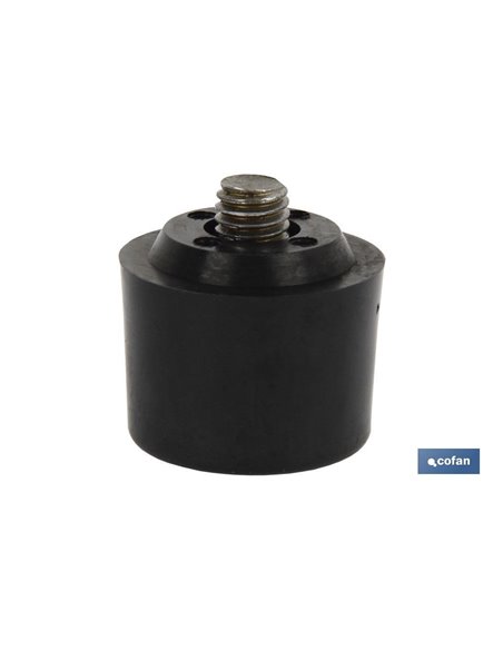 Cabezal Martillo De Pu Negro Ø45 Mm