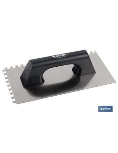 Llana Dentada Mango Plástico 300x150x0,7 Mm 2