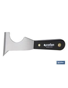 Espatula Multiusos Acero Carbono Mango Plastico 65mm 2