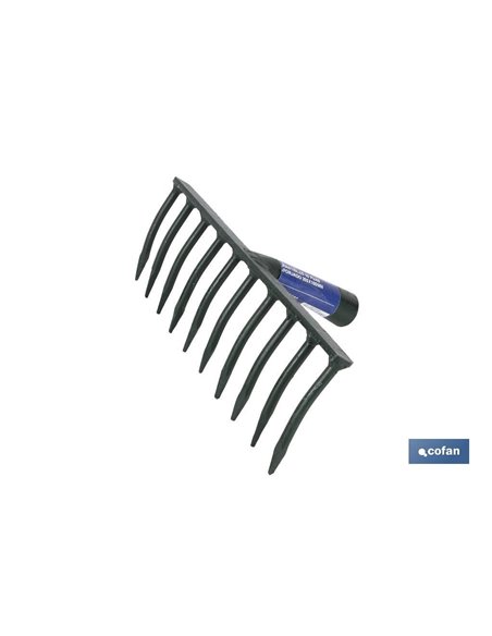 Ancinho Forjado de 6 Dentes 178x100mm
