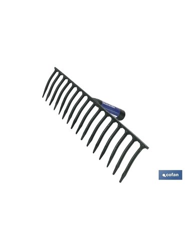 Ancinho Forjado de 6 Dentes 178x100mm