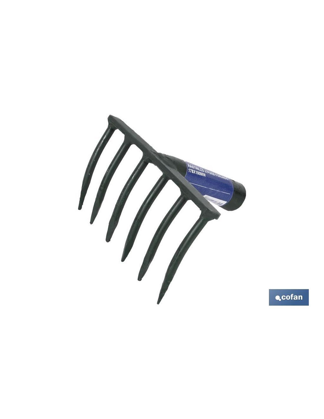 Spiky Rake Forged 14 Spike Rake 435x100mm