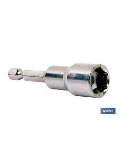 Adaptador de parafuso de cobertura com ímã de 6 mm.