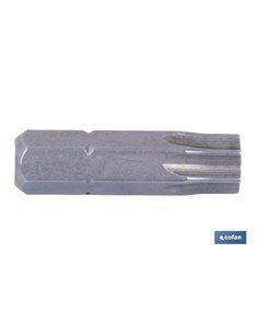 Punta De Destornillador Torx T-10 25 Mm