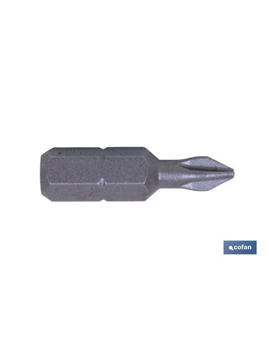 Variedade de bits 1/4 Ph-1-2-3x25+Adaptador