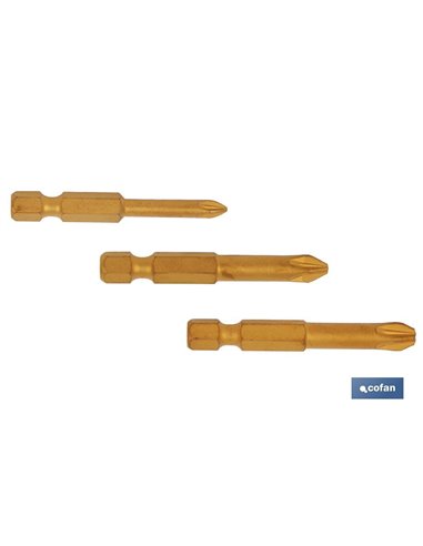 Sortido de Pontas de Lata 1/4 Pz-1-2-3 x 50