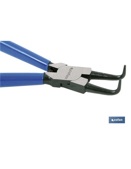 Alicates Circlip Interior Curvo M-225 Mm