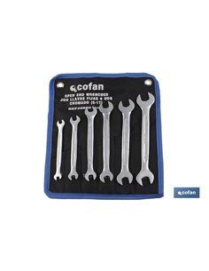 Set 6 Pcs Llaves Fijas 6-7 A 16-17  2