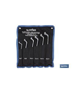 Set 10 Pcs Llaves Acodadas De 6-7 A 24-26 2