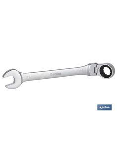 Llave Combinada Articulada 180º De Carraca 10mm