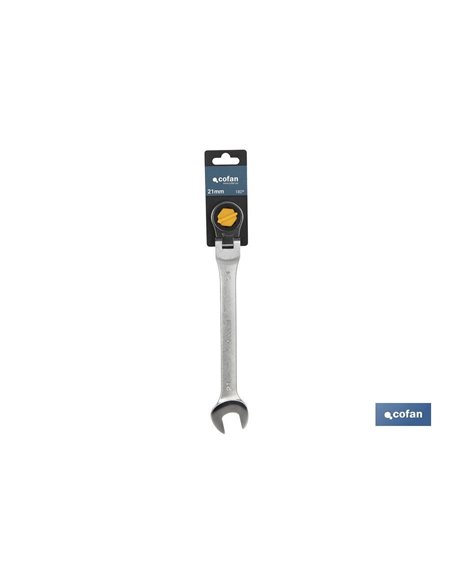 Llave Combinada Articulada 180º De Carraca 14mm