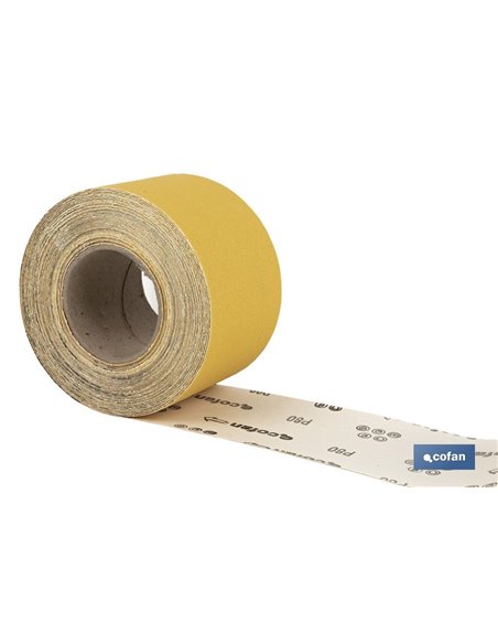 Rollo Lija De Papel 100 X 25 M. G.80