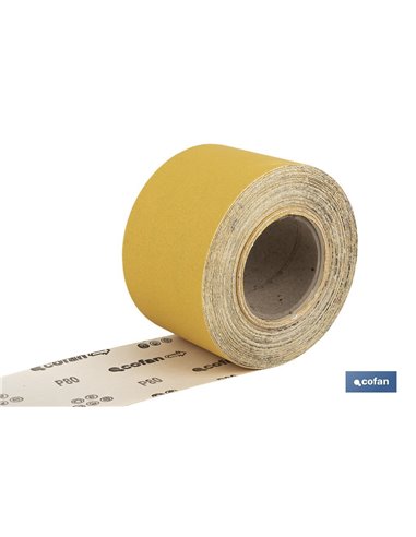 Rollo Lija De Papel 100 X 25 M. G.80