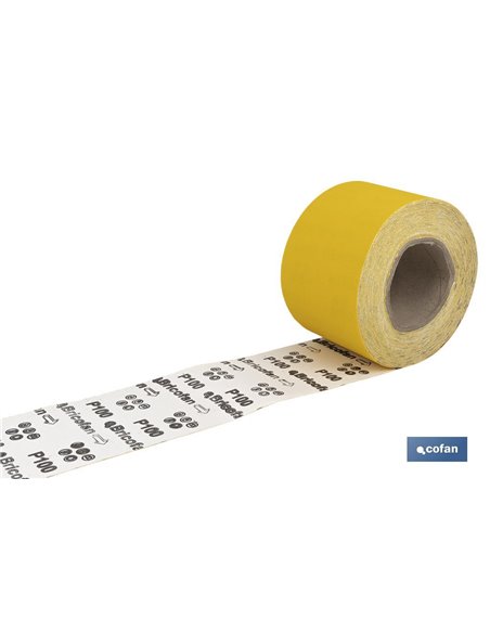 Rollo Lija De Papel 100 X 25 M. G.100