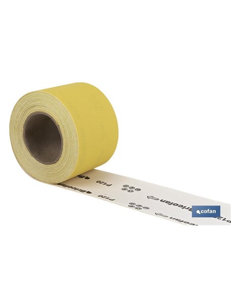 Rollo Lija De Papel 100 X 25 M. G.120