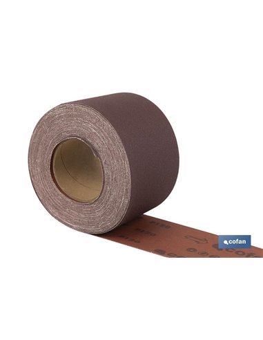 Rollo Lija Tela Universal 100 X 25 M. G.120