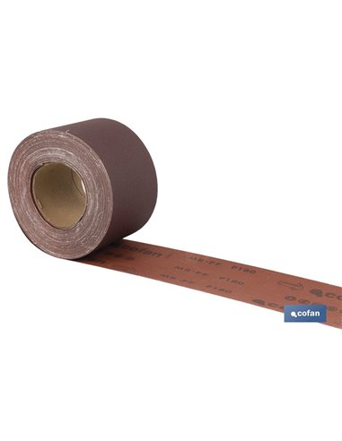Rollo Lija Tela Universal 100 X 25 M. G.180