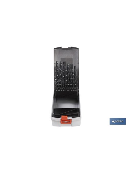 Estuche Brocas Titanio - Medidas: 1-13 Mm