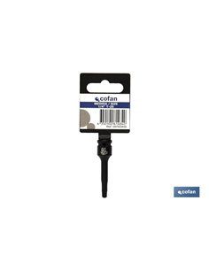 Vaso Impacto 1/4 Torx Macho T-27 2