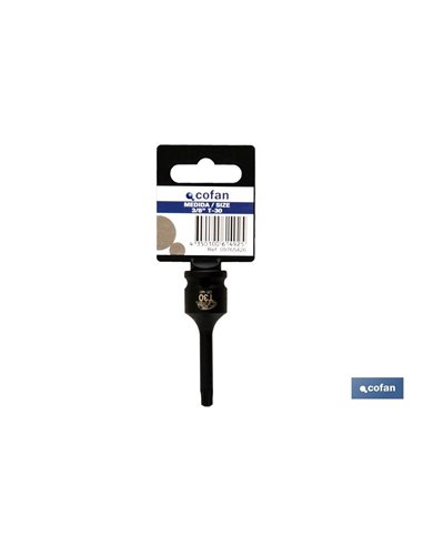 Vaso Impacto 3/8 Torx Macho T-9