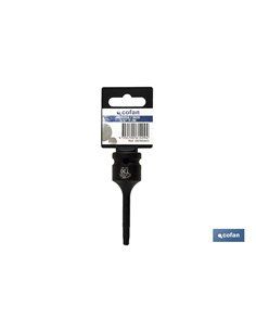 Soquete de Impacto 1/2 Torx Macho T-20 2
