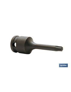 Soquete de Impacto 1/2 Torx Macho T-55