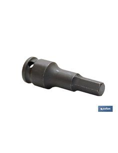 Vaso Impacto 3/8 Hexag. Macho 4 Mm