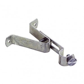 Suporte de Barra 12 mm.Ø Cromado Frontal Extensível