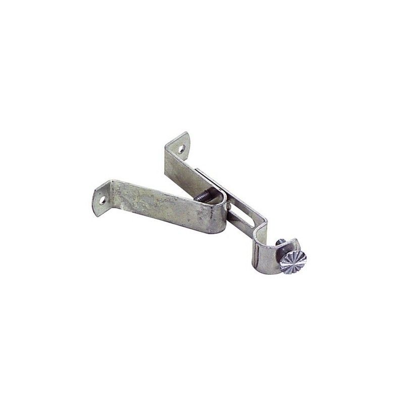 Suporte de Barra 12 mm.Ø Cromado Frontal Extensível