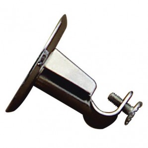 Suporte de Barra 12 mm.Ø Teto Redondo Cromado