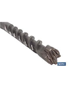 Broca Para Muros Sds Max L-320 M-26 2