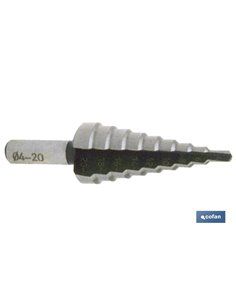 Broca Escalonada Hss-Taladro 40-50