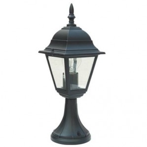 Farola de jardín sobremuro E27 LED 390x165 mm