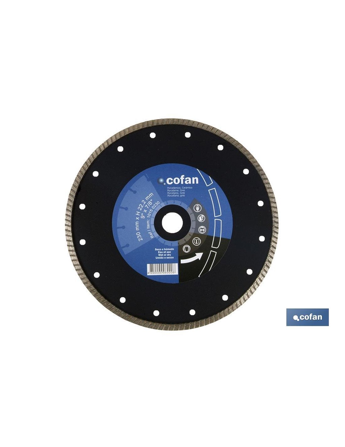 Nuovo Disco Diamante 115 Mm Per Taglio Secco Di Porcellana E Ceramica – Turbo Flex Per Tagli Precisi E Veloci - 6