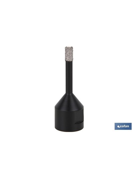 Coroa de diamante para uso com radial de 8 mm