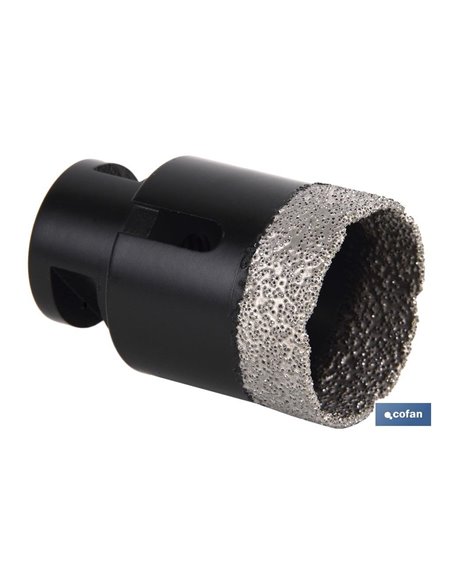 Coroa de diamante para uso com radial de 10 mm