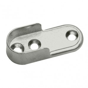 Suporte Lateral Oval Zincado Ø 16 mm.