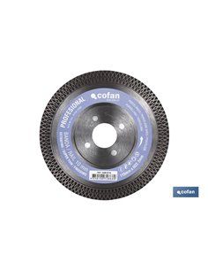 Disco diamantado de porcelana extrafino H-10mm, 115mm