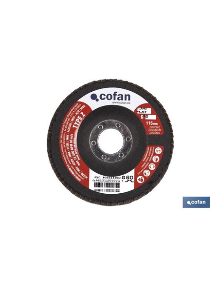 Disco Basic Laminado Plano 115 Mm. G-120 Zirconio