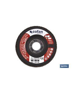 Disco Laminado Plano Básico 115 mm. Zircônio G-80