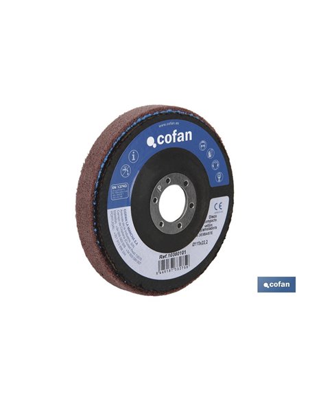 Disco Compacto Vellon para Amoladora Ø125 4s Muy Fino