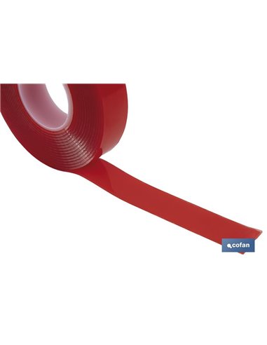 Cinta Doble Cara Extrafuerte Bricofan 19 Mm X 3 M