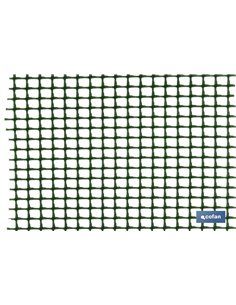 Malla Plast. Cuadrada Jardin 5mm Verde 1x25m 2