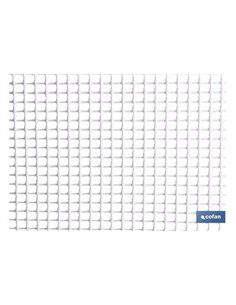 Malla Plástico Cuadrada Jardin 5mm Blanco 1x25m 2