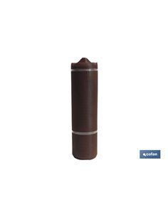 Malla Plástico Cuadrada Jardin 10mm Marron 1x25m 2